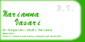 marianna vasari business card